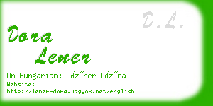 dora lener business card